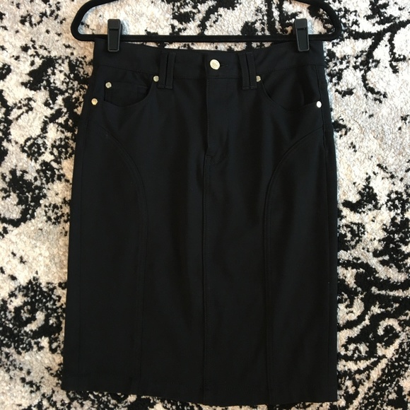 7 For All Mankind High Waist Pencil Skirt Sz 29 - Picture 3 of 5